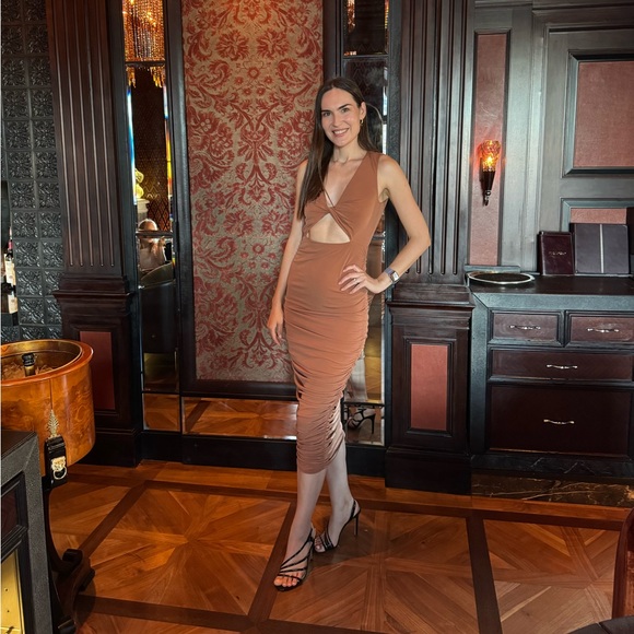 Michael Costello x REVOLVE April Midi Dress in
Terra Cotta Size S - Picture 7 of 9